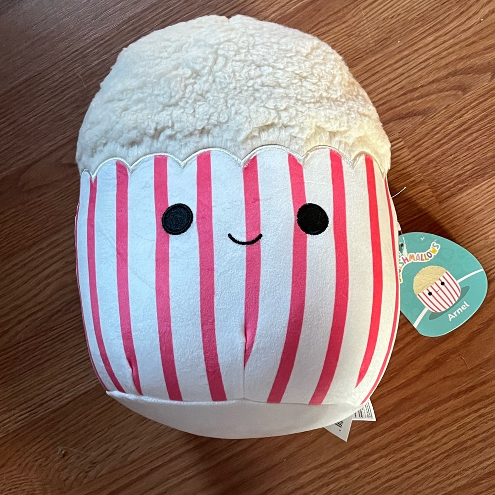 Arnel the popcorn squishmallow 10” NWT